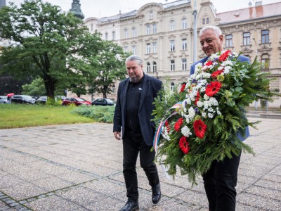 Zástupci kraje si připomněli výročí úmrtí T. G. Masaryka