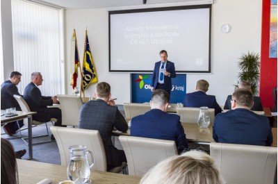 Kraj pozval podnikatele z regionu a představil jim možnosti, jak pomoci s obnovou Ukrajiny