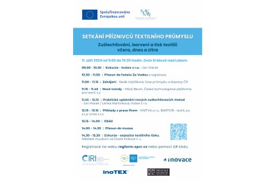 Program - textil 11. září 2024