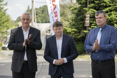Další nová silnice, tentokrát v Černé Vodě na Jesenicku