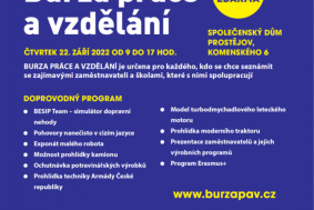 Prostějov hostí první ze série letošních Burz práce a vzdělání