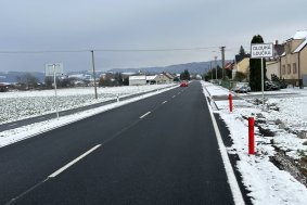 Kraj dokončil opravu další silnice. Tentokrát v Dlouhé Loučce