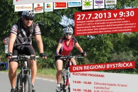 Cyklisté projedou obce mikroregionu Bystřička