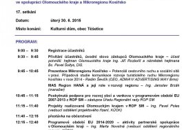 Setkání mikroregionů proběhne v Těšeticích