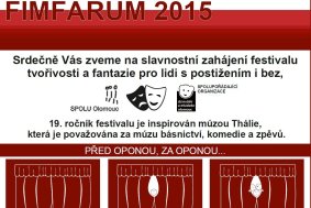 19. ročník festivalu fantazie a tvořivosti – FIMFÁRUM „Před oponou, za oponou…“  