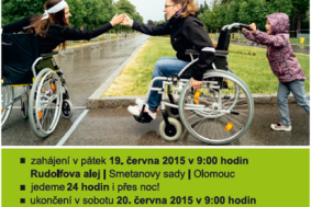 Olomoucký štafeta na vozíku přiblíží život lidí s handicapem