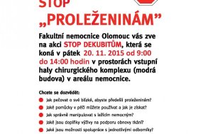 Přijďte se do olomoucké nemocnice poradit o prevenci a léčbě proleženin