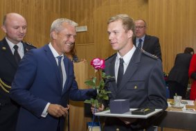 Hejtman ocenil tři hasiče z Olomouckého kraje