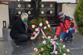 Připomínka Bratrušovské tragédie. Komorního pietního aktu se zúčastnil náměstek hejtmana Dalibor Horák