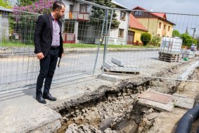 Náměstek hejtmana Michal Zácha řešil stav silnic na Přerovsku