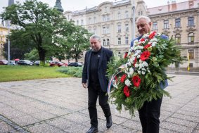 Zástupci kraje si připomněli výročí úmrtí T. G. Masaryka