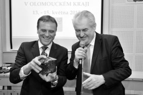 Prezident Zeman navštívil Olomoucký kraj