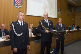 Hejtman ocenil tři hasiče z Olomouckého kraje