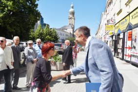 Slavnostní odhalení pamětní desky JUDr. Františka Doležela 