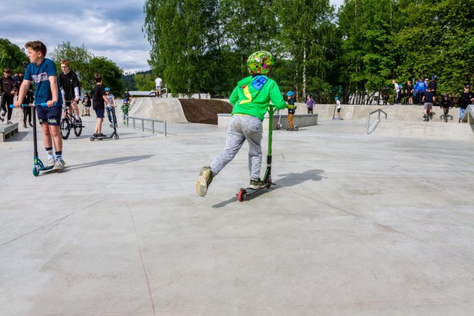 V Jeseníku dnes otevřeli nový skatepark