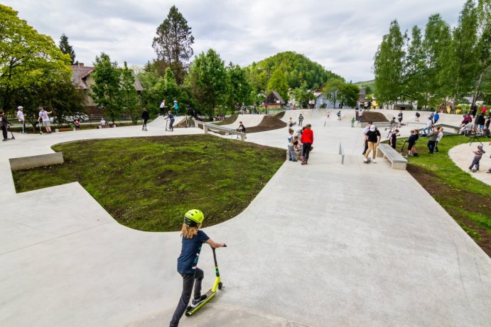 V Jeseníku dnes otevřeli nový skatepark