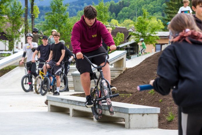 V Jeseníku dnes otevřeli nový skatepark