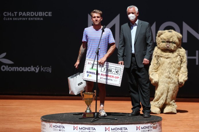 Argentinec Coria ovládl tenisový turnaj MONETA CZECH OPEN 2021