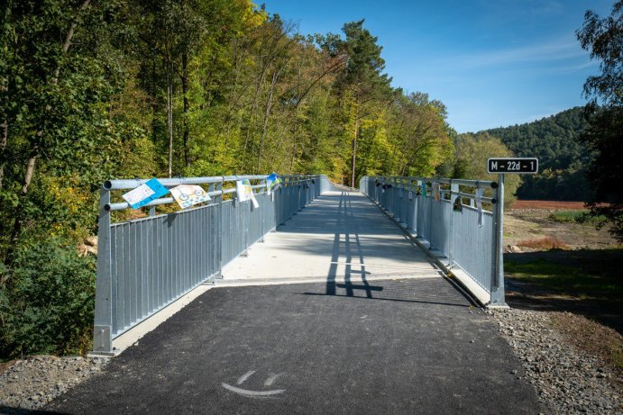 Nová cyklostezka spojila Mostkovice a Plumlov