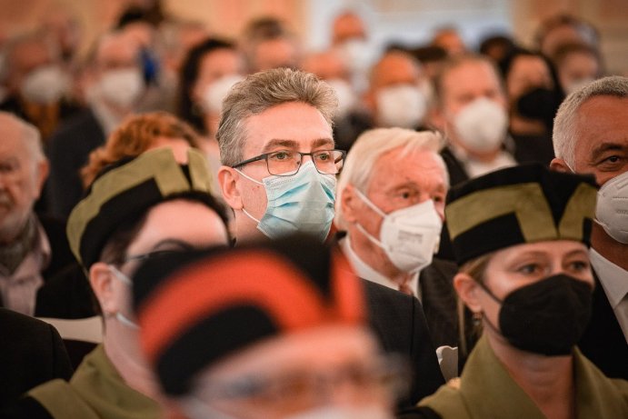 Rektor Martin Procházka složil inaugurační slib