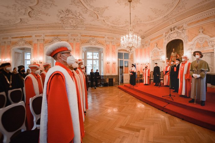 Rektor Martin Procházka složil inaugurační slib