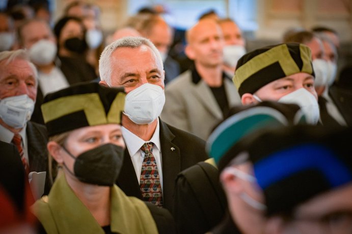 Rektor Martin Procházka složil inaugurační slib