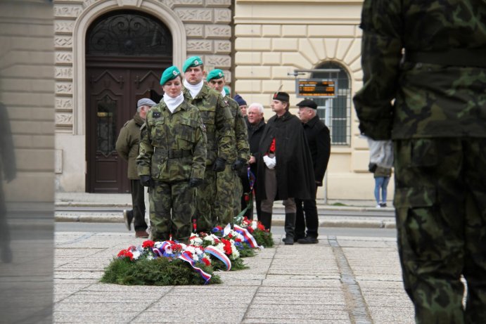 Zástupci Olomouckého kraje uctili památku T. G. Masaryka