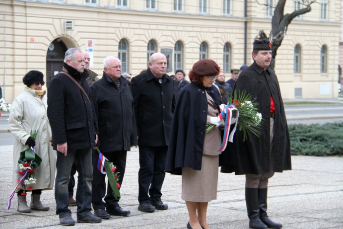 Zástupci Olomouckého kraje uctili památku T. G. Masaryka