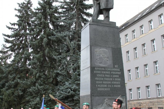 Zástupci Olomouckého kraje uctili památku T. G. Masaryka