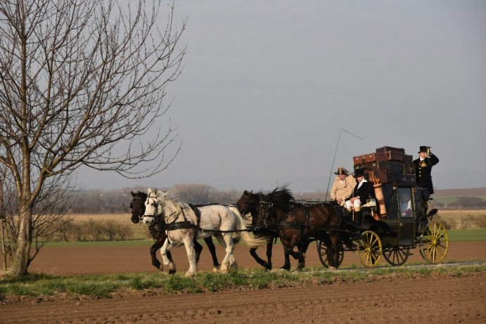 Historický cestovní kočár projel regionem Foto: Muzeum kočárů