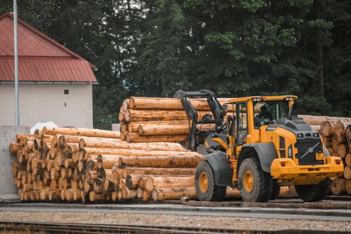 Slavnostní žehnání pily ve Vápenné