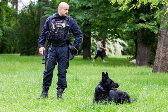 Dětský den se složkami IZS nabídl policejní koně i zásah celníků