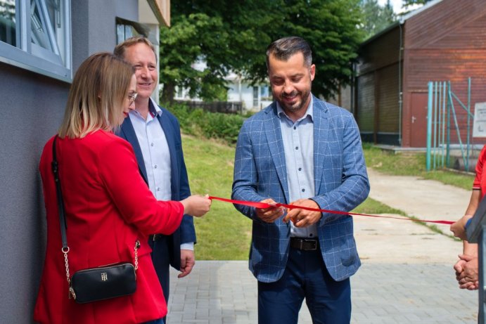 Tenisté ze Zábřehu se radují z moderního zázemí; foto: Město Zábřeh