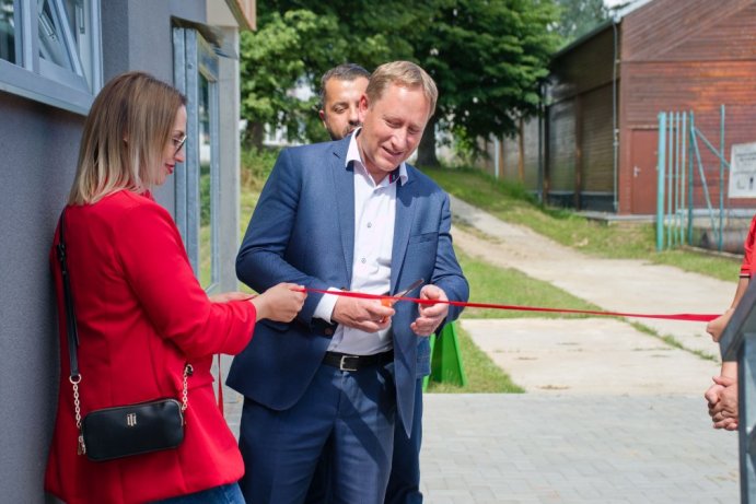 Tenisté ze Zábřehu se radují z moderního zázemí; foto: Město Zábřeh