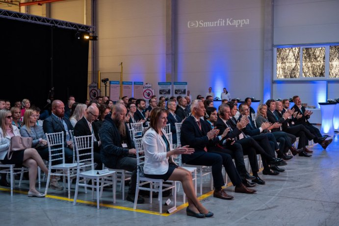 Slavnostního otevření přístavby Smurfit Kappa Olomouc