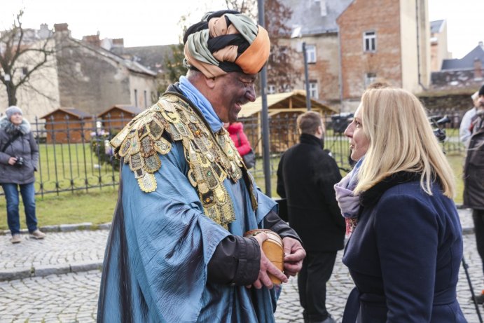 Tři králové žehnali v Olomouci