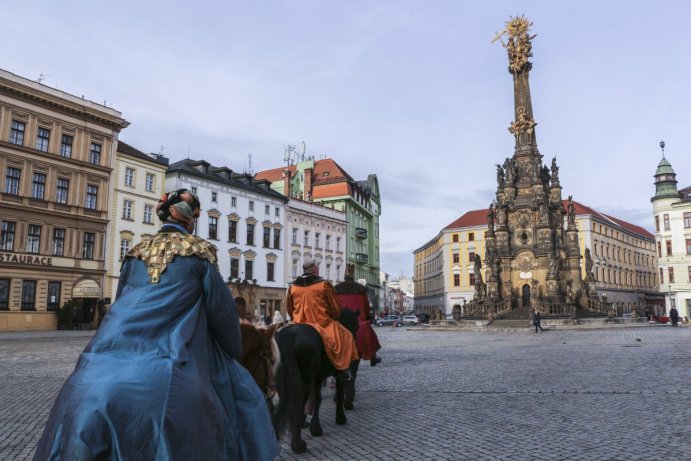 Tři králové žehnali v Olomouci