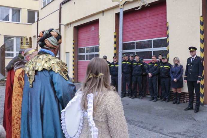 Tři králové žehnali v Olomouci