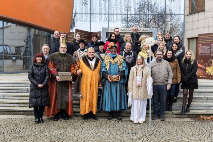 Tři králové žehnali v Olomouci