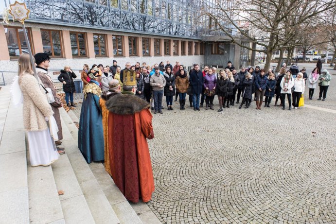 Tři králové žehnali v Olomouci