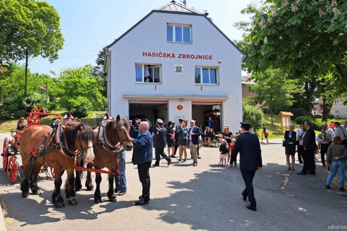 Hasiči z Droždína oslavili 130 let od svého založení