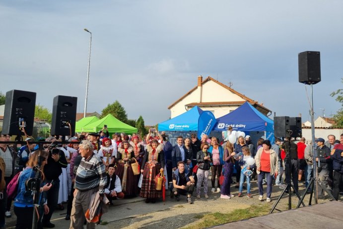 Regionální den železnice připomenul výročí tratě z Olomouce do Čelechovic na Hané