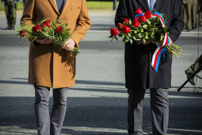 Olomoucká vojenská policie slavnostně nastoupila na Den svého útvaru