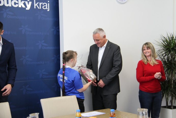 Handicapovaní sportovci se setkali s hejtmanem Josefem Suchánkem