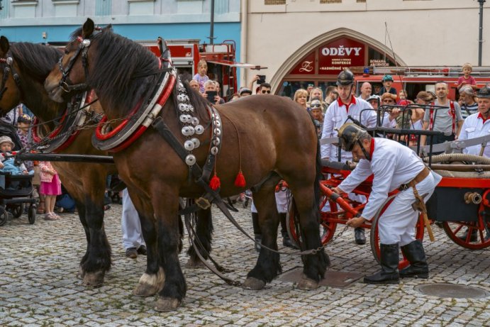 Hasiči v Hranicích oslavili 150leté výročí