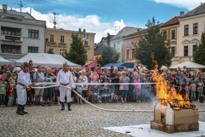 Hasiči v Hranicích oslavili 150leté výročí