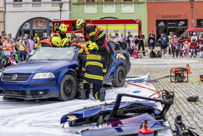 Hasiči v Hranicích oslavili 150leté výročí