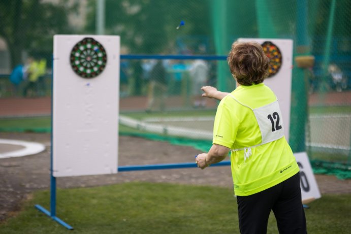 Senioři předvedli svou vitalitu. Soutěžili na sportovních hrách