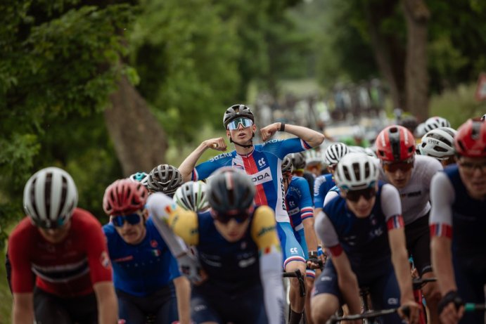 Krajské silnice se staly dějištěm světového cyklo závodu