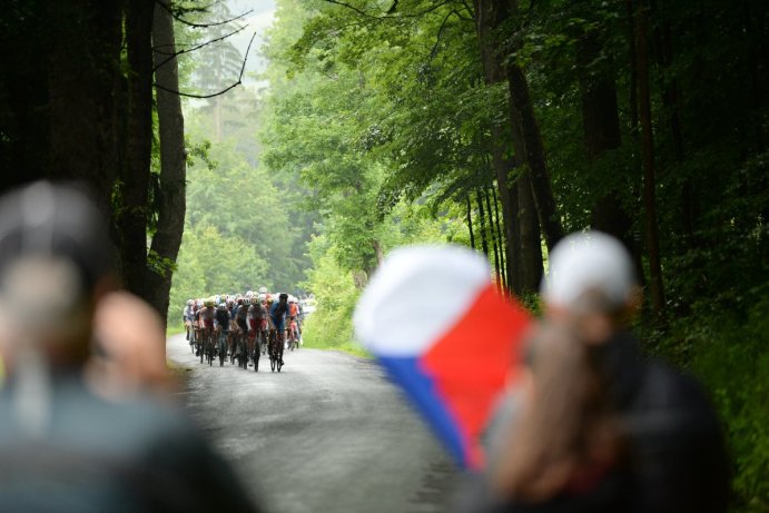 Krajské silnice se staly dějištěm světového cyklo závodu